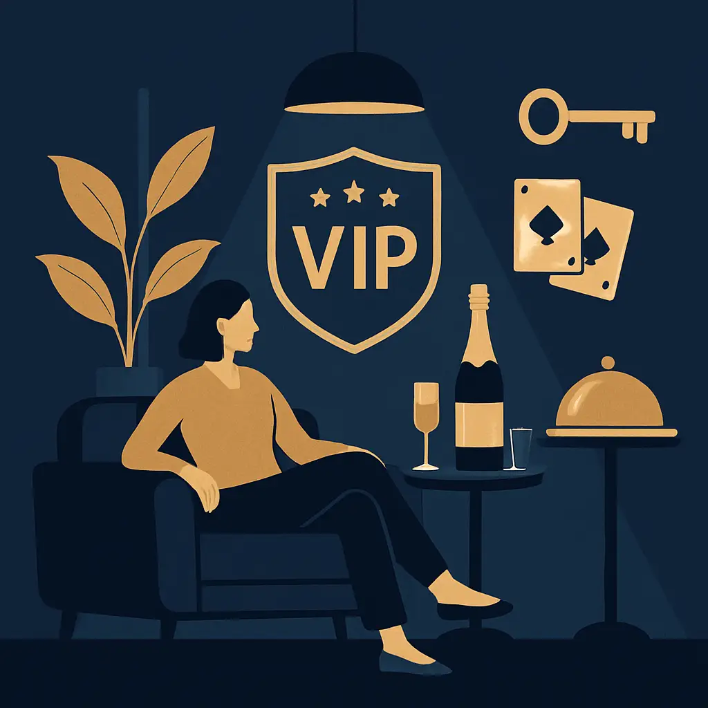 VIP lounge with perks