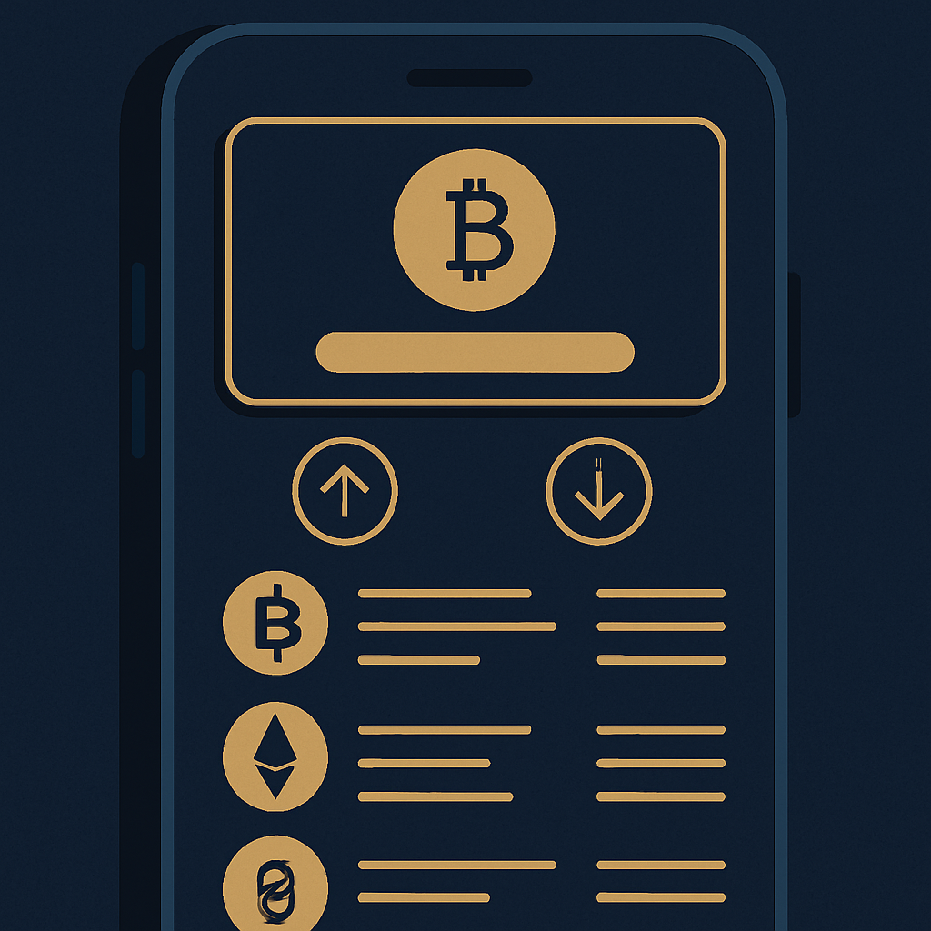 Digital wallet showing cryptocurrency transactions.